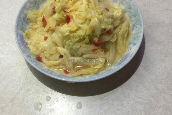 剁辣椒大白菜的做法图解5
