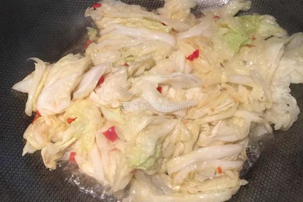 剁辣椒大白菜的做法图解4