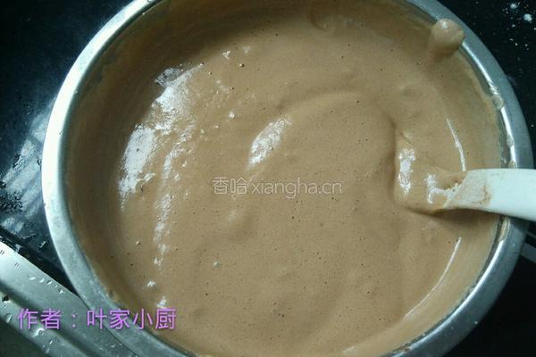 电饭煲版可可戚风蛋糕的做法图解13