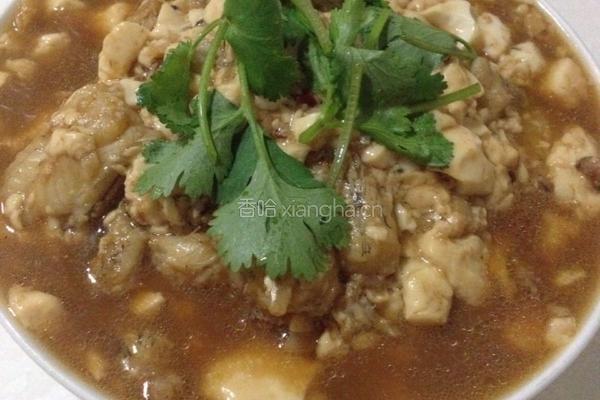 红烧虾孱豆腐的做法图解8