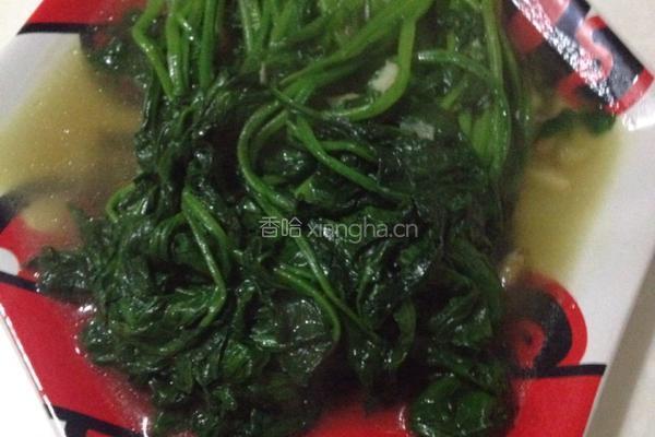 清炒波菜的做法图解4