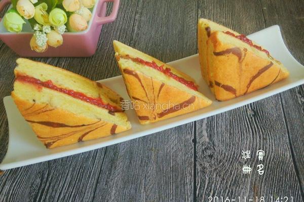 千叶纹草莓夹心蛋糕的做法图解26