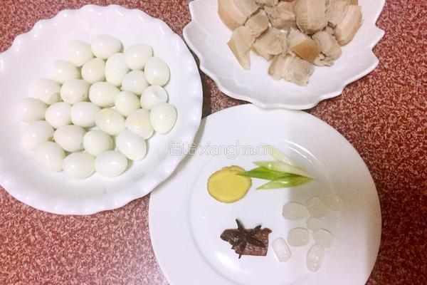 鹌鹑蛋红烧肉的做法图解5