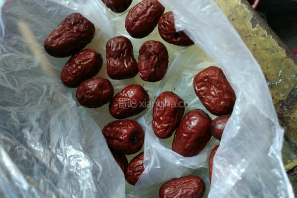 红枣苹果绿茶粥的做法图解4