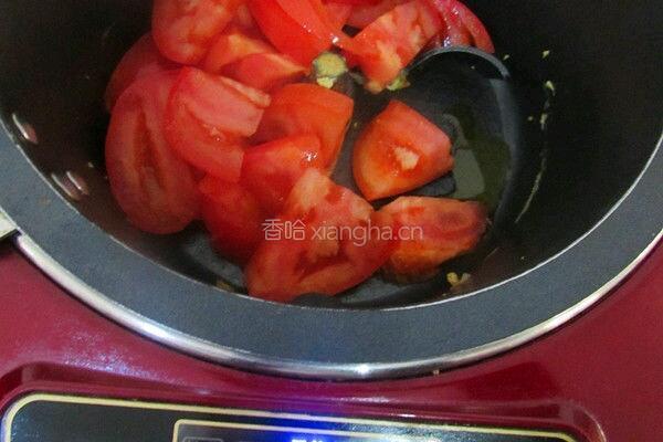 番茄汁鸡蛋干拌面的做法图解4