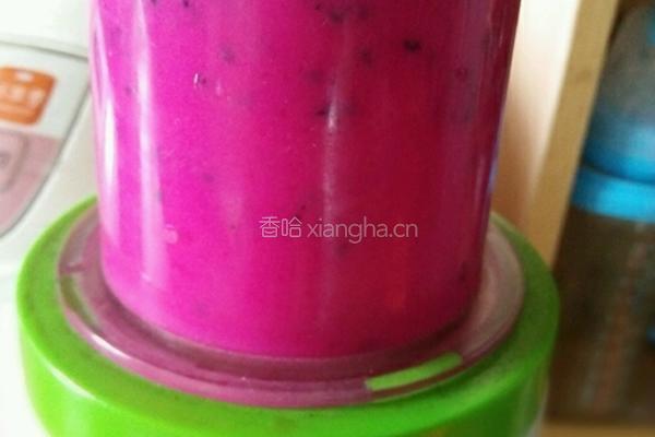 火龙果香蕉奶昔的做法图解6