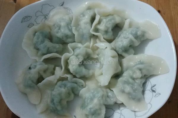 荠菜饺子的做法图解5