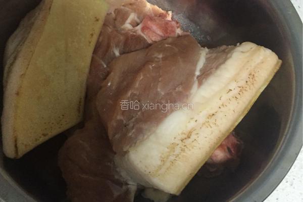 家常肥锅肉的做法图解1
