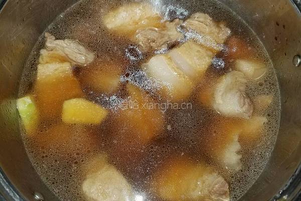 红烧肉闷土豆的做法图解4