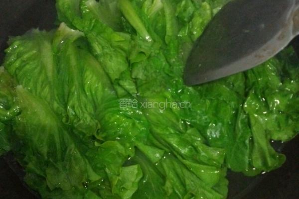 蚝油生菜的做法图解4