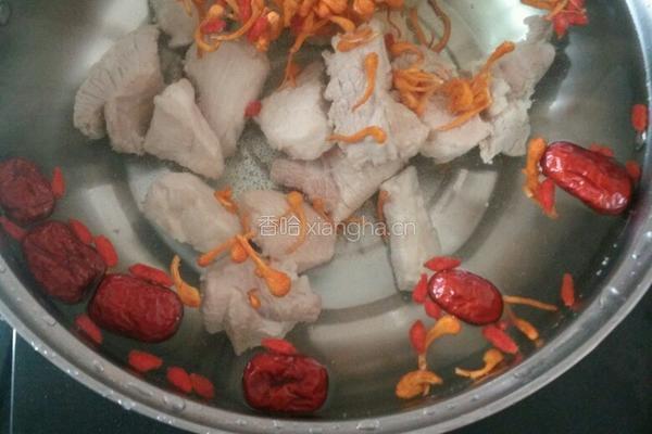 虫草花煲瘦肉的做法图解3