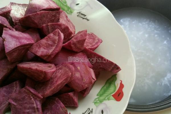 紫薯山药粥的做法图解6