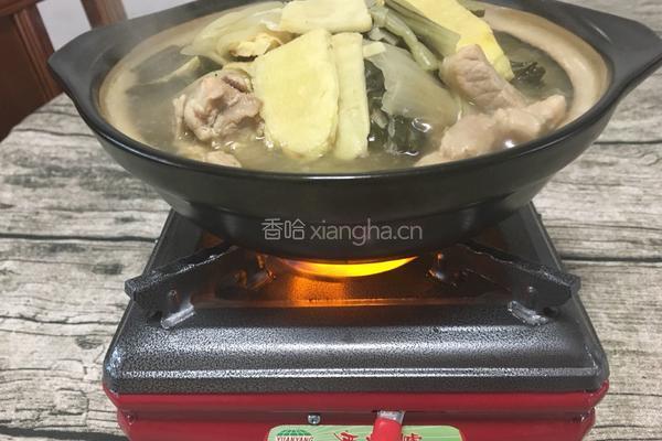 冬笋腌菜火锅的做法图解17