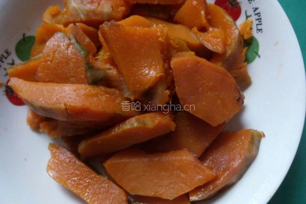 南瓜肉包子的做法图解1
