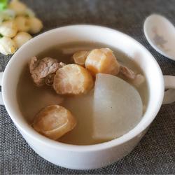 干贝萝卜肉片汤的做法[图]