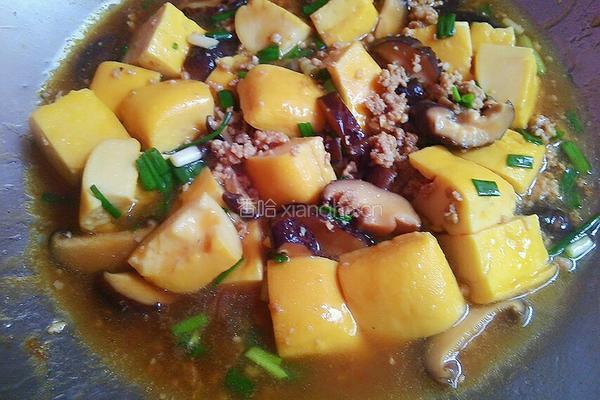 瘦肉香菇黄豆腐的做法图解6