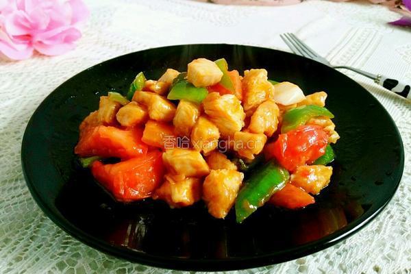  番茄汁烧鸡肉丁的做法图解13