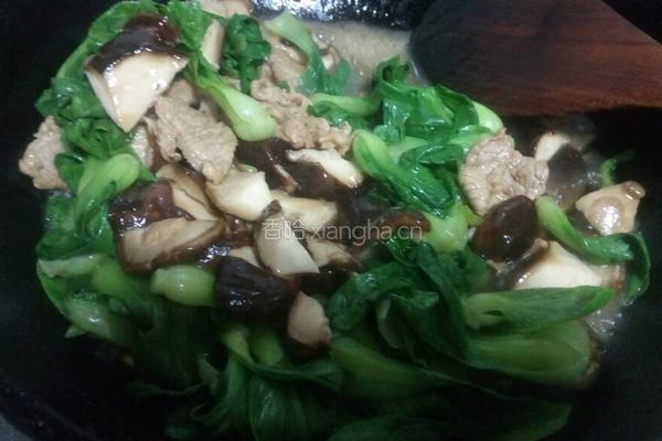 香菇油菜的做法图解13