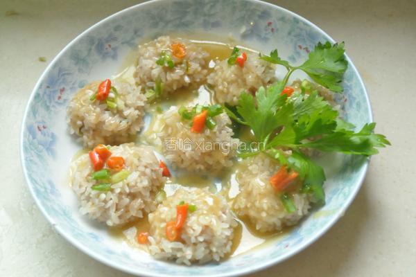 糯米水晶肉丸的做法图解8