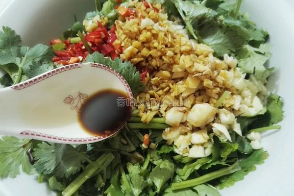 凉拌香菜的做法图解5
