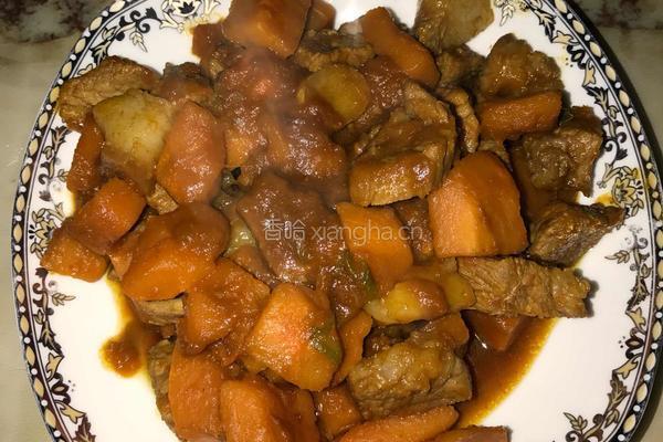 南瓜红烧肉的做法图解5
