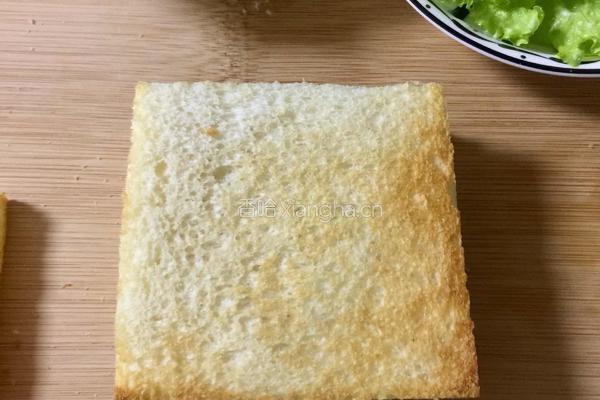 火腿芝士蛋三明治的做法图解8