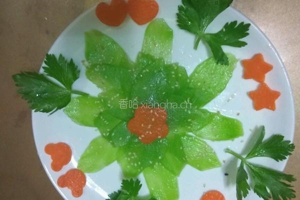 凉拌莴笋的做法图解7