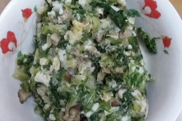 卷心菜肉包的做法图解1