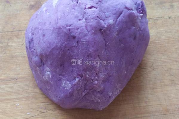 紫薯饼的做法图解2