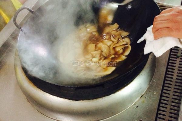 西兰花扒响螺的做法图解4