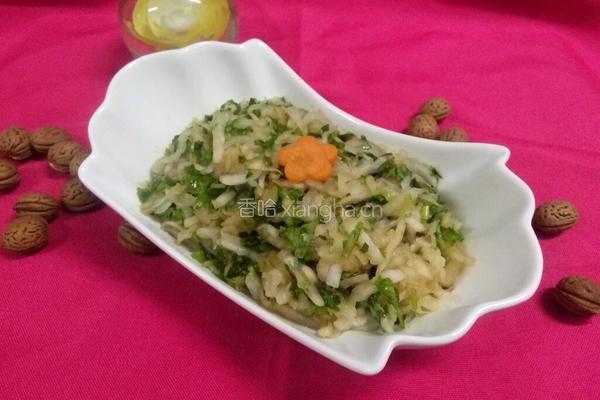 萝卜丝拌香菜