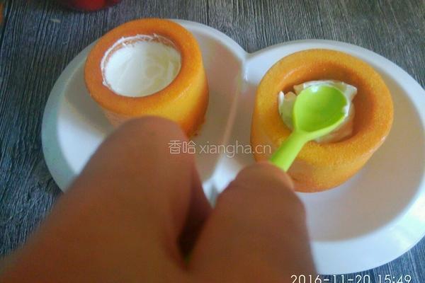 橙味奶油水果杯子蛋糕的做法图解17
