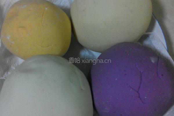 彩色芋汤圆 的做法图解7