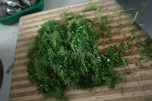 茴香素馅彩色大包子的做法图解3