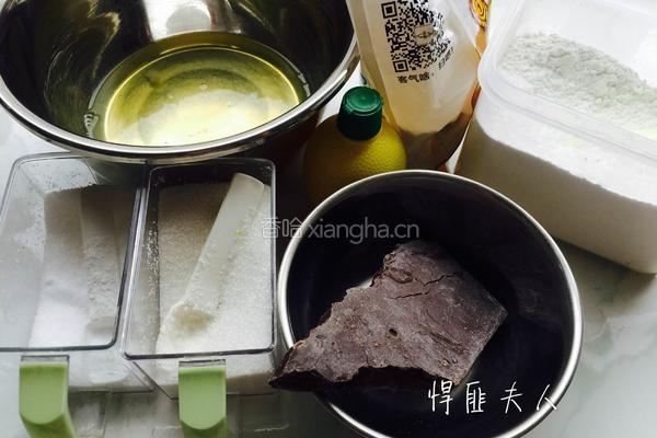 巧克力天使蛋糕的做法图解1