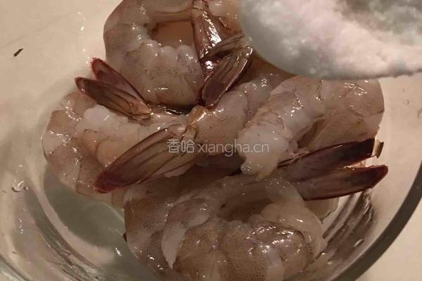 培根虾卷的做法图解2
