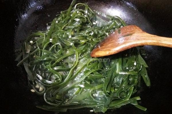 清炒海带的做法图解3