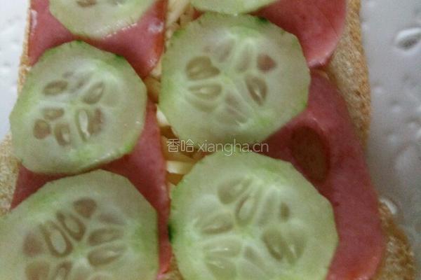 芝士火腿三明治的做法图解7