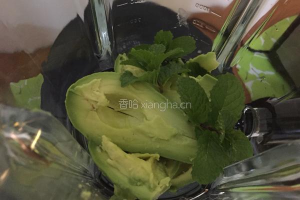 牛油果奶昔的做法图解5