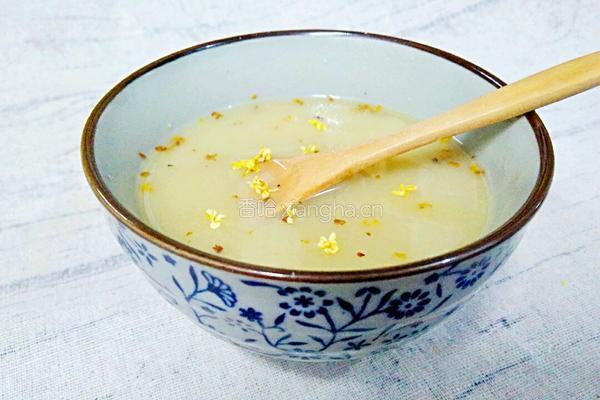 醇香桂花藕粉羹的做法图解15