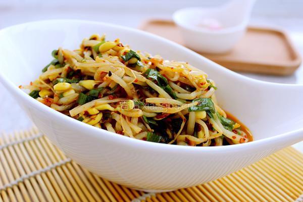 拌黄豆芽的做法图解6