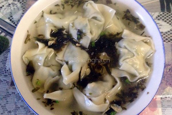 荠菜大馄饨