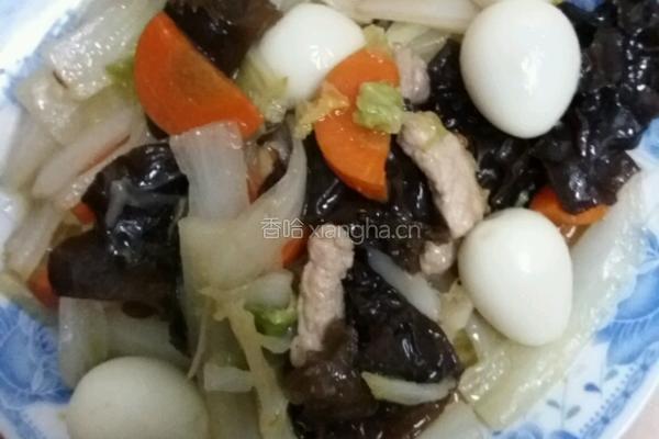 炒大白菜的做法图解8