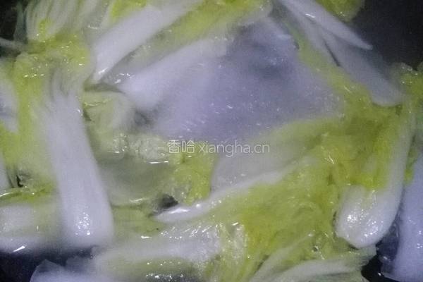 肉末粉丝娃娃菜的做法图解3