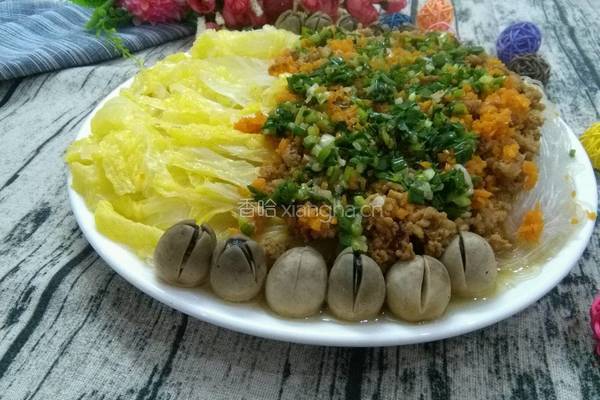 肉末粉丝娃娃菜的做法图解7
