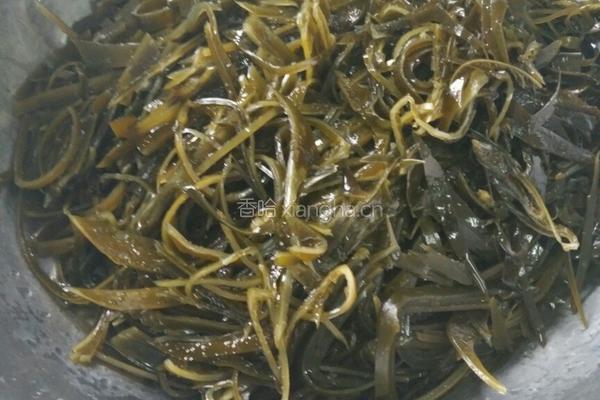 海带拌折耳根（素菜）的做法图解2