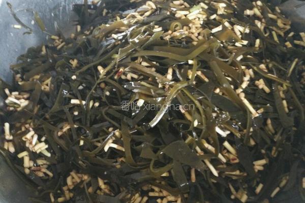 海带拌折耳根（素菜）的做法图解3