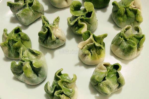 翡翠白菜蒸饺的做法图解23