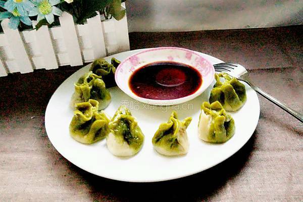 翡翠白菜蒸饺的做法图解25