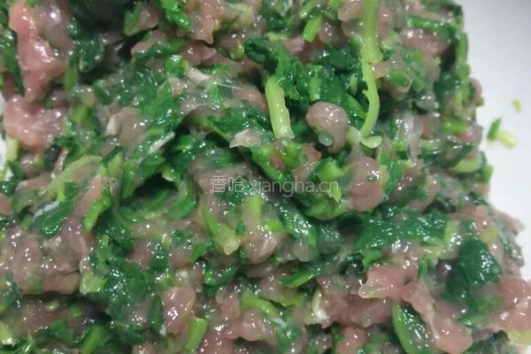 荠菜肉丸子的做法图解7